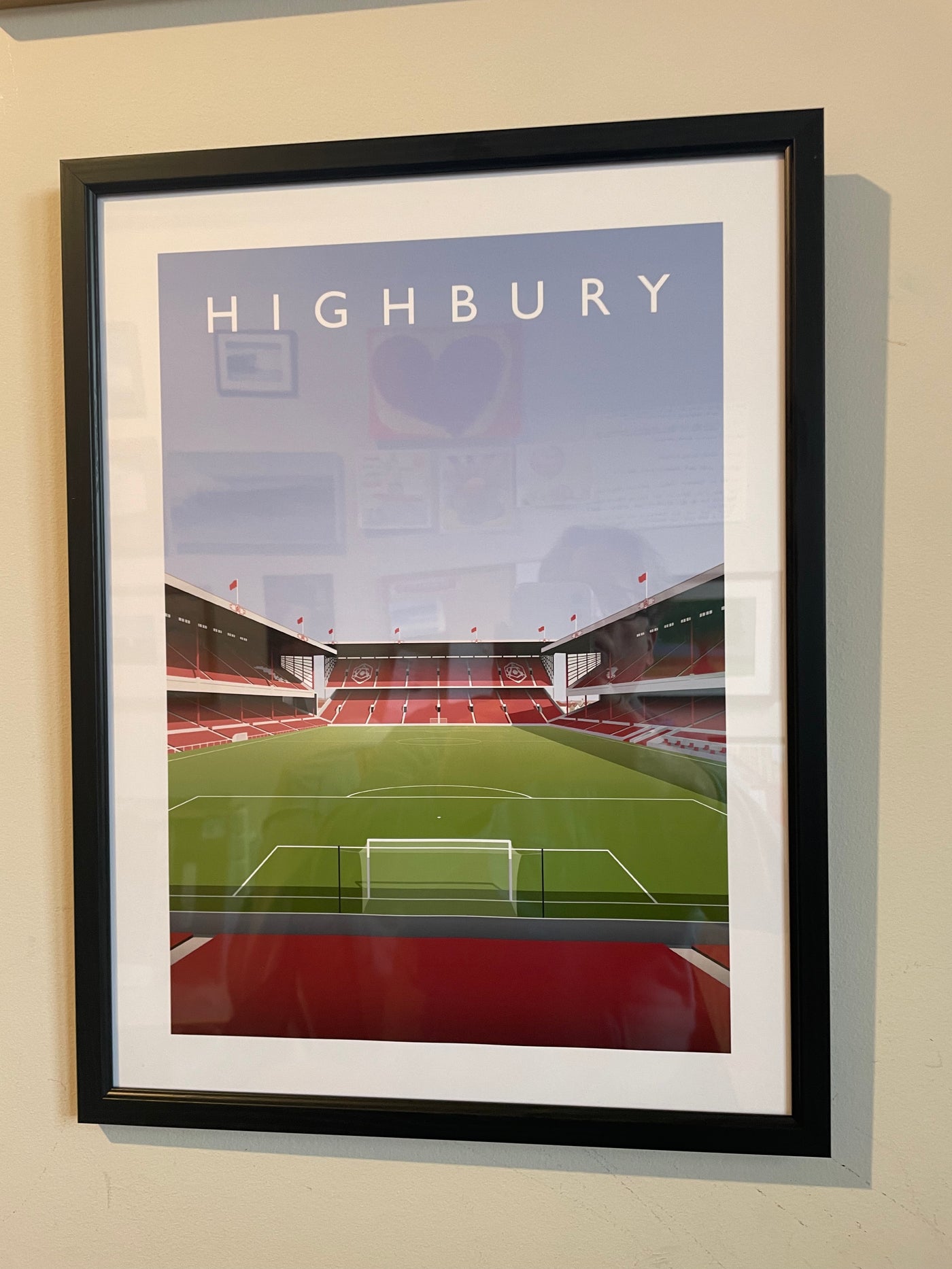 Highbury View Framed Print