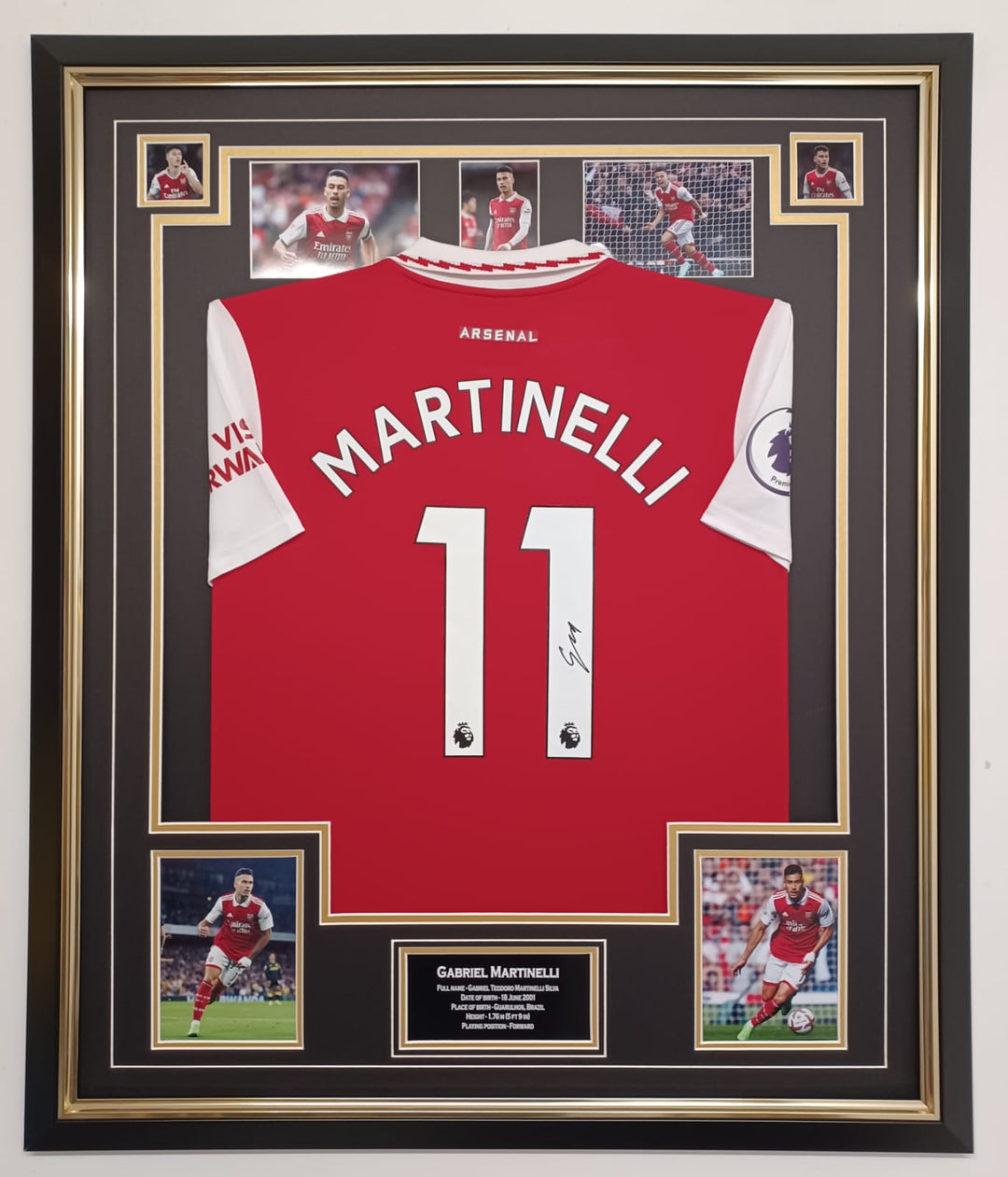 Gabriel Martinelli celebra marca de 50 gols no Arsenal Gabriel Martinelli celebra marca de 50 gols no Arsenal