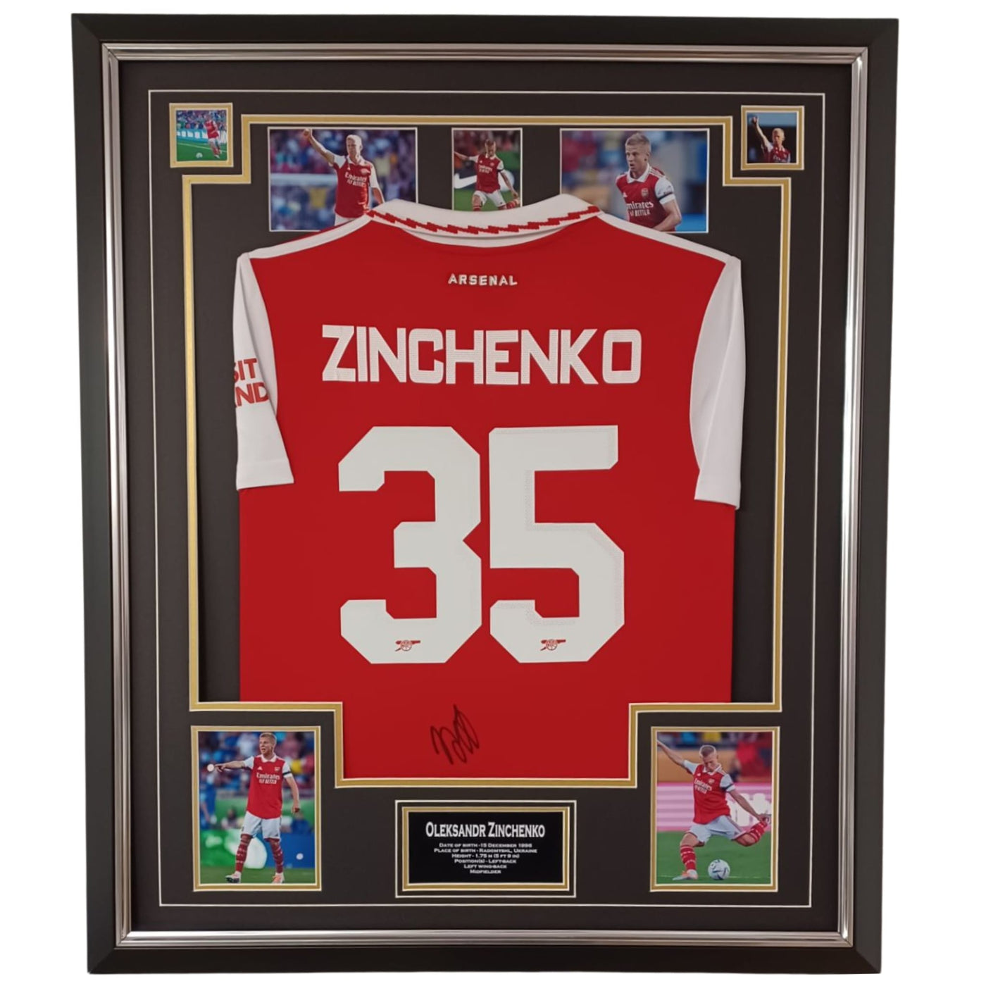 Zinchenko signed shirt
