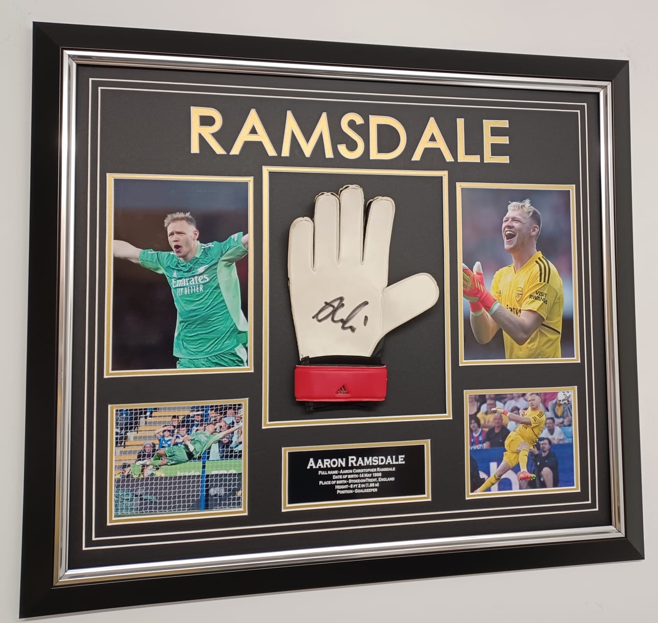 Ramsdale Signed Glove