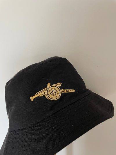 Gunners Black Bucket Hat